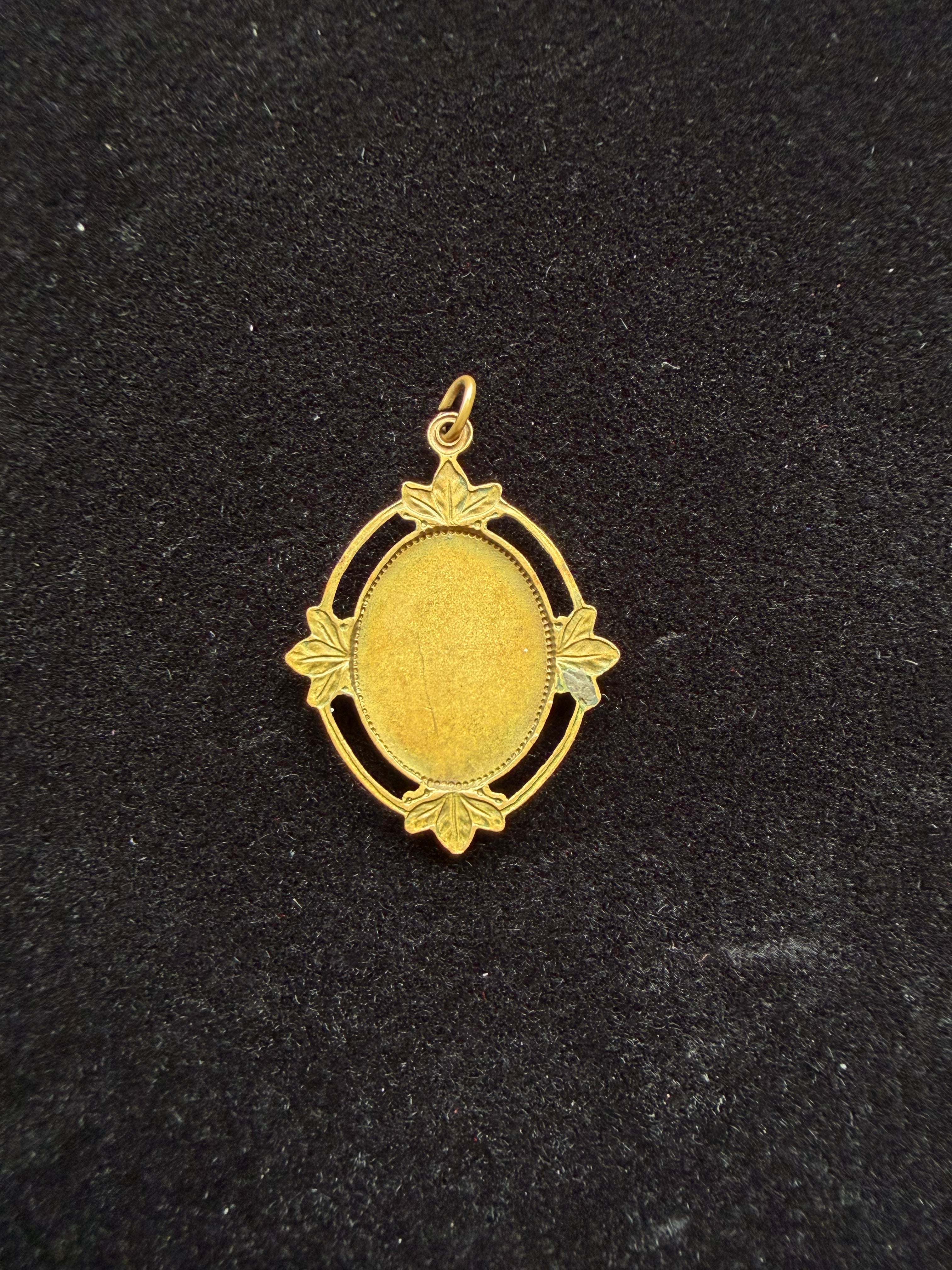 1920s Enamel Pendant