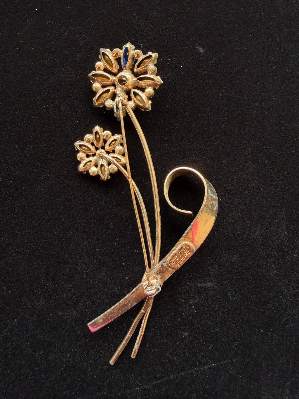 1940s Coro Craft Sterling Brooch
