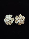 Large Flower Clip-on Earrings