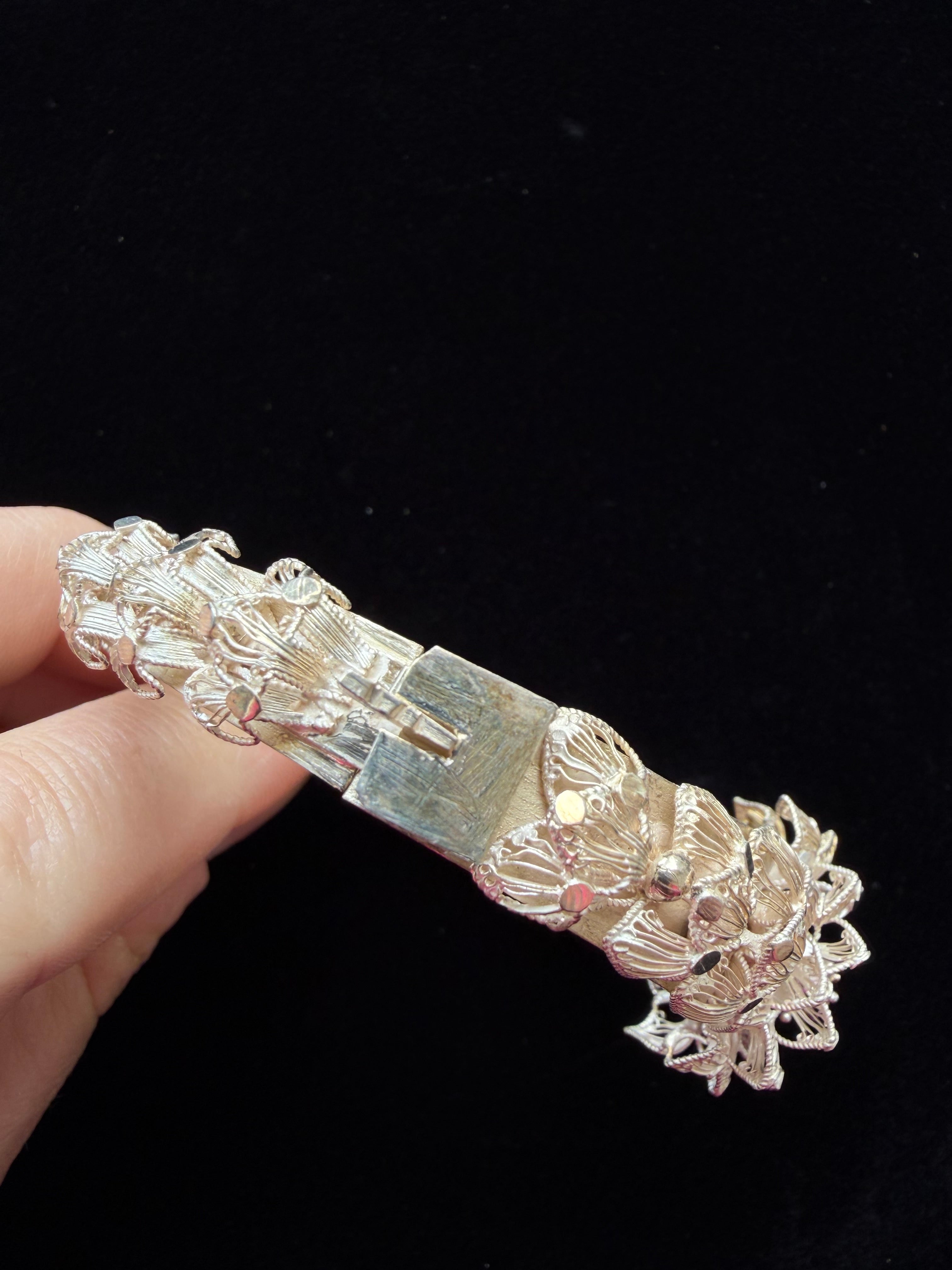 Floral Filigree Bracelet