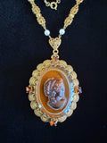 1950s West German Cameo Necklace