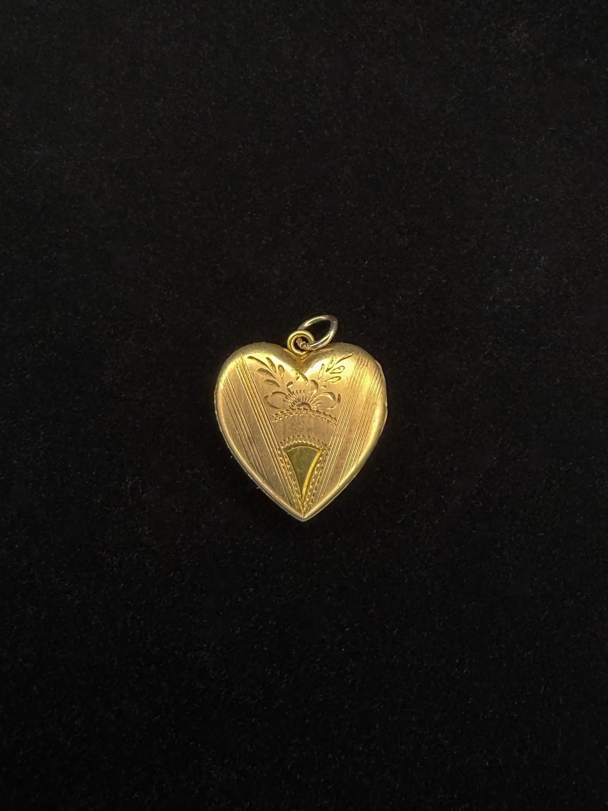 Heart-Shaped Geometric Locket