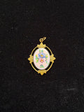 1920s Enamel Pendant