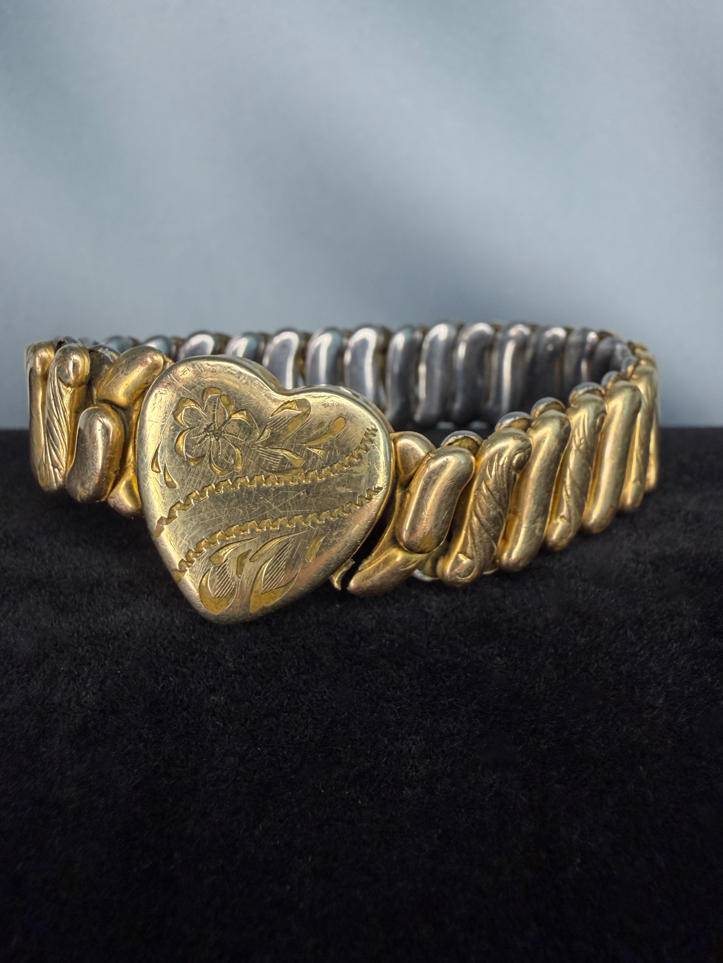 1940s Heart Sweetheart Bracelet