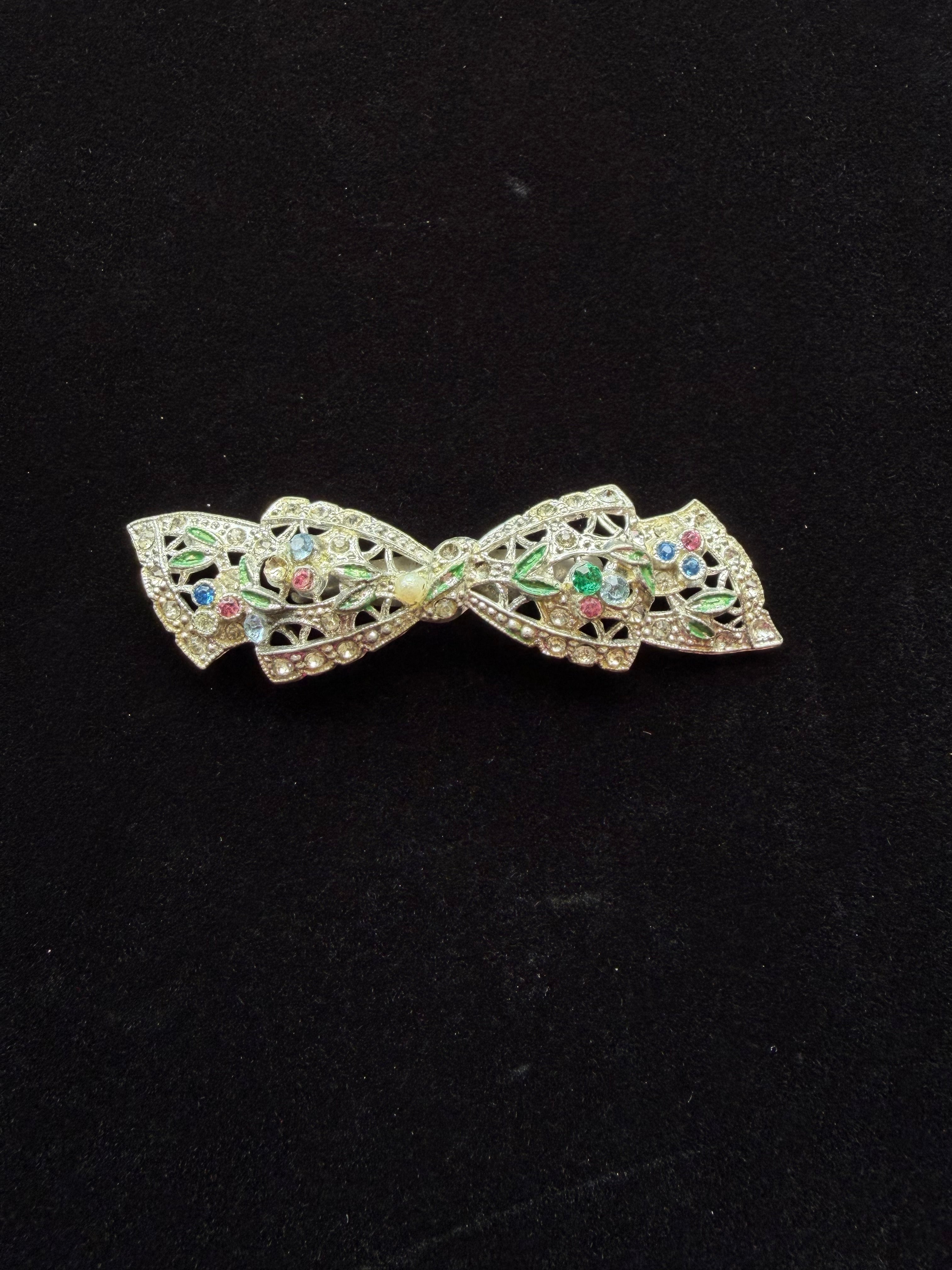 1930s Bow Brooch