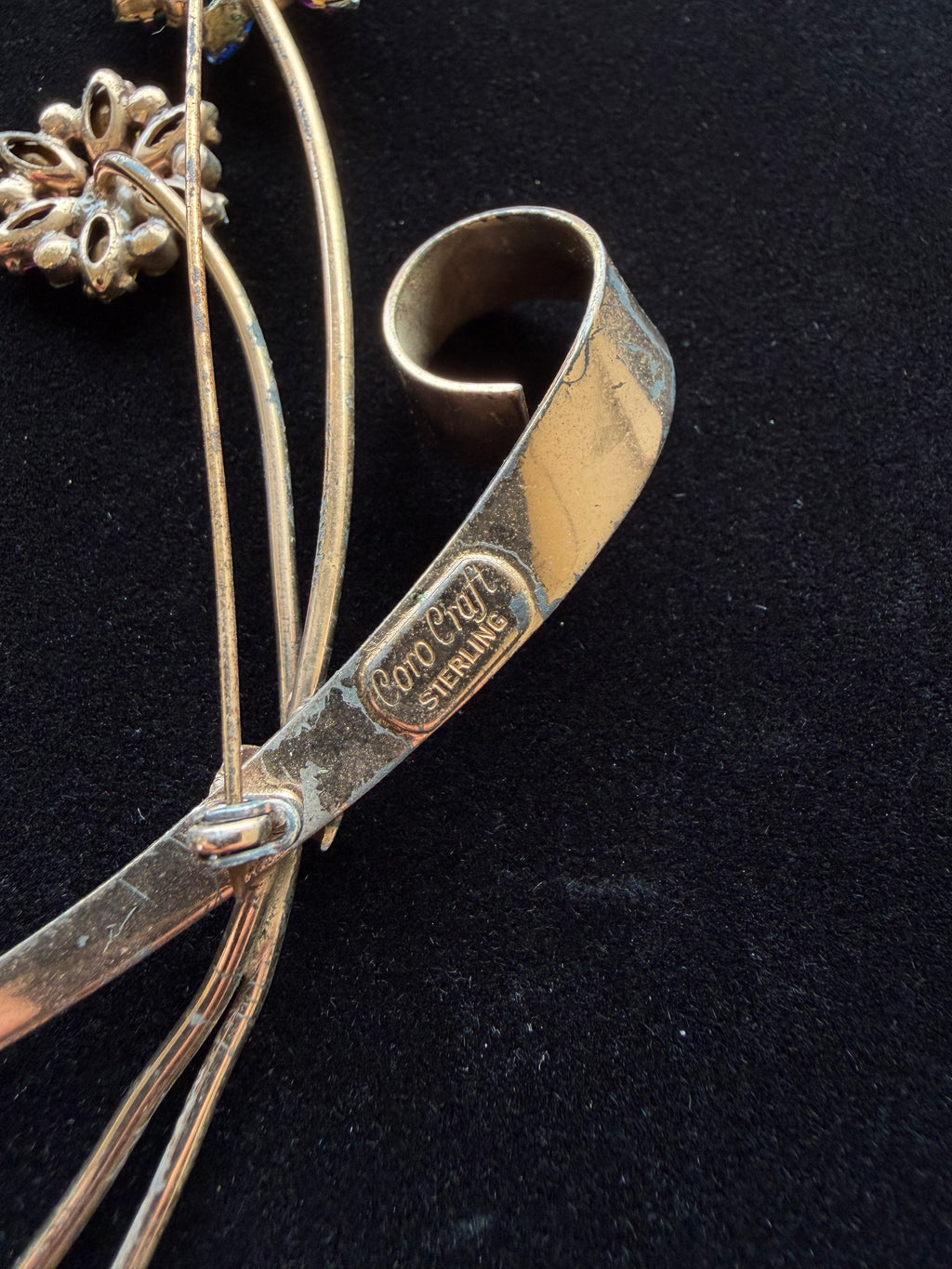 1940s Coro Craft Sterling Brooch