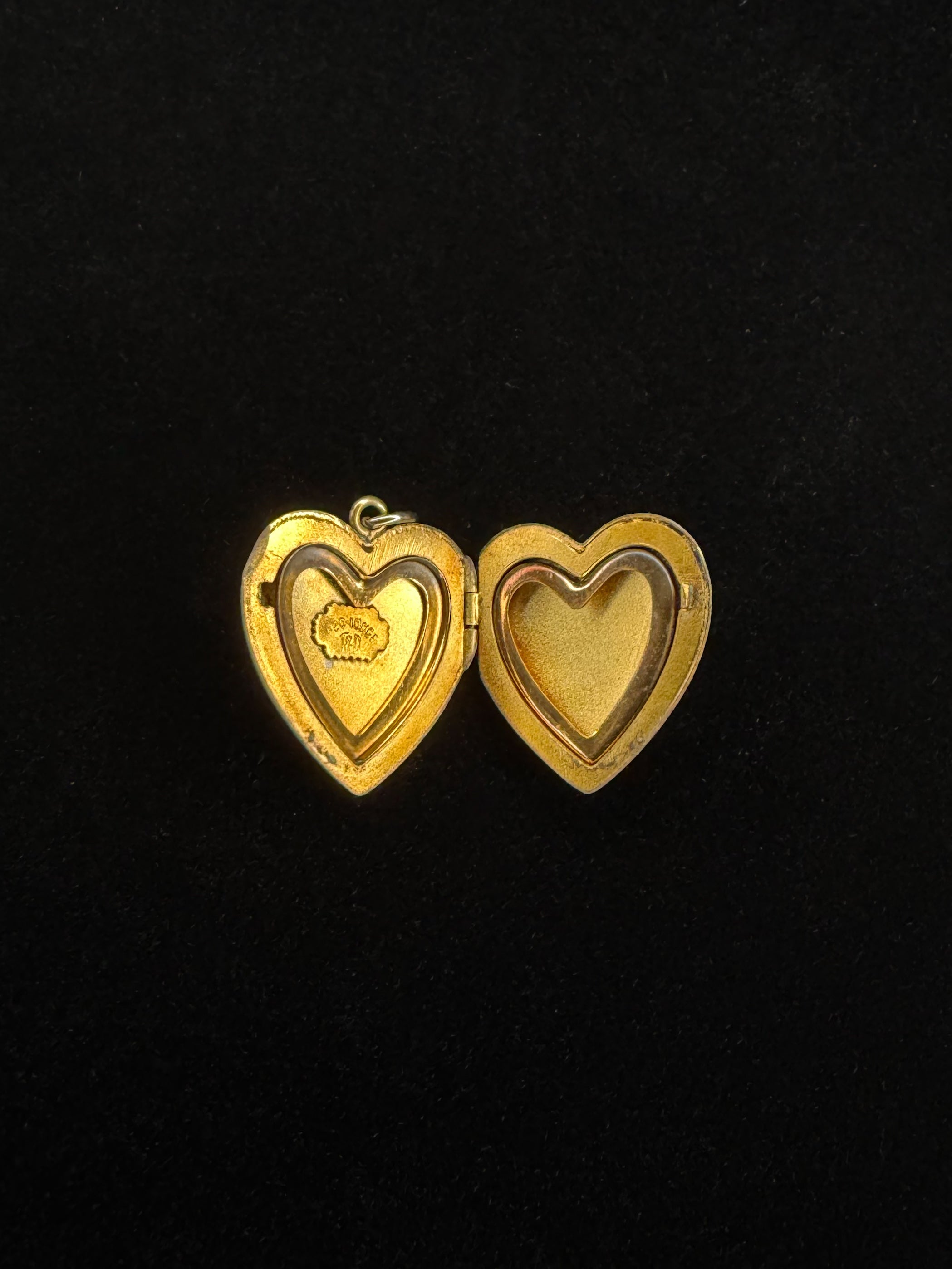 Heart-Shaped Geometric Locket