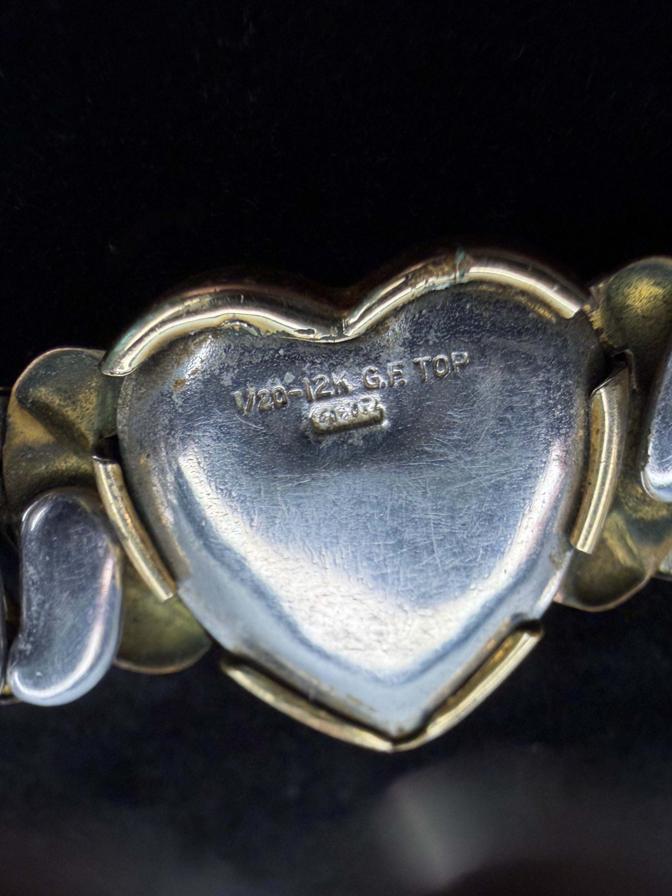 1940s Heart Sweetheart Bracelet