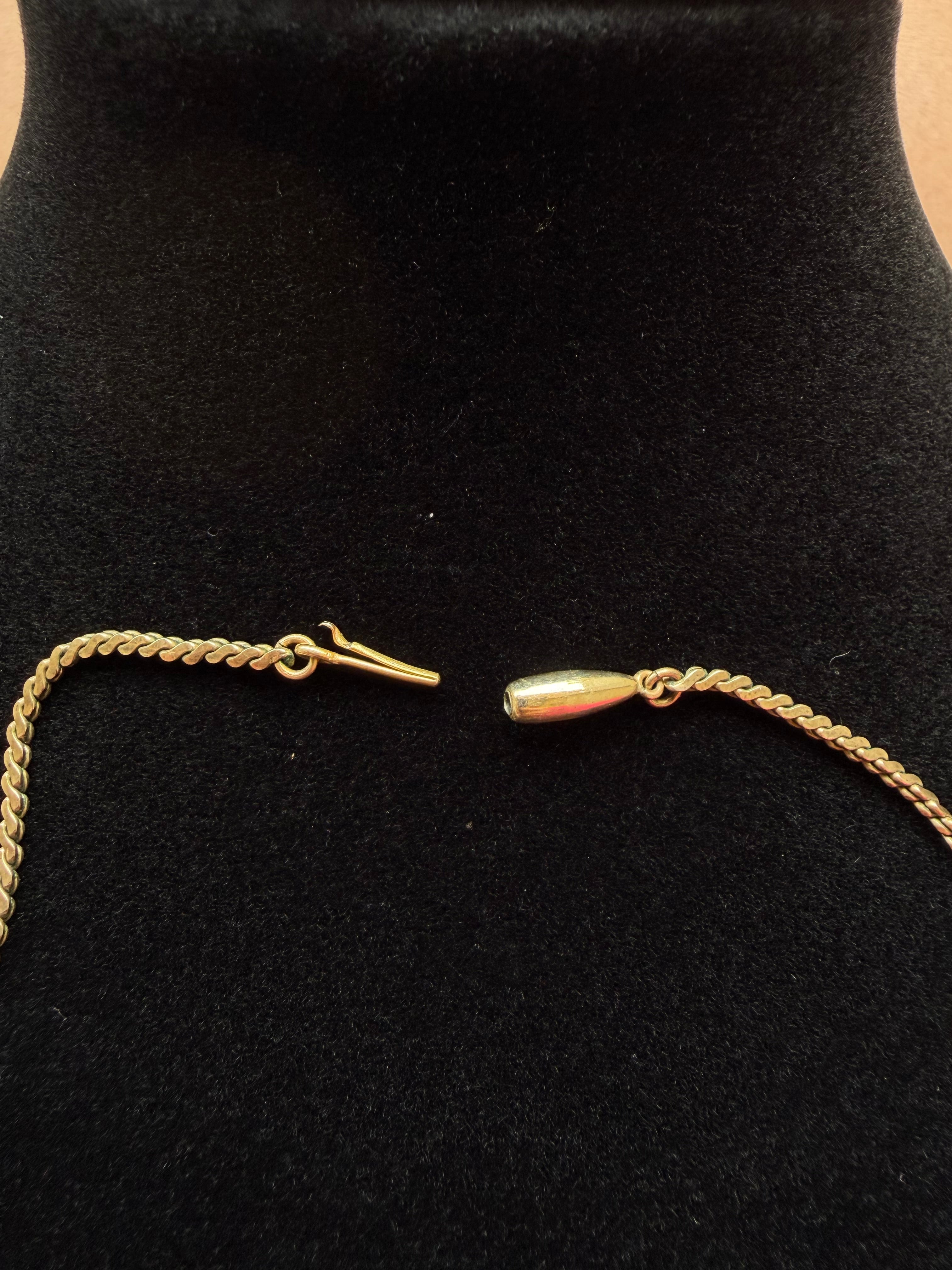 Krementz Rose Necklace
