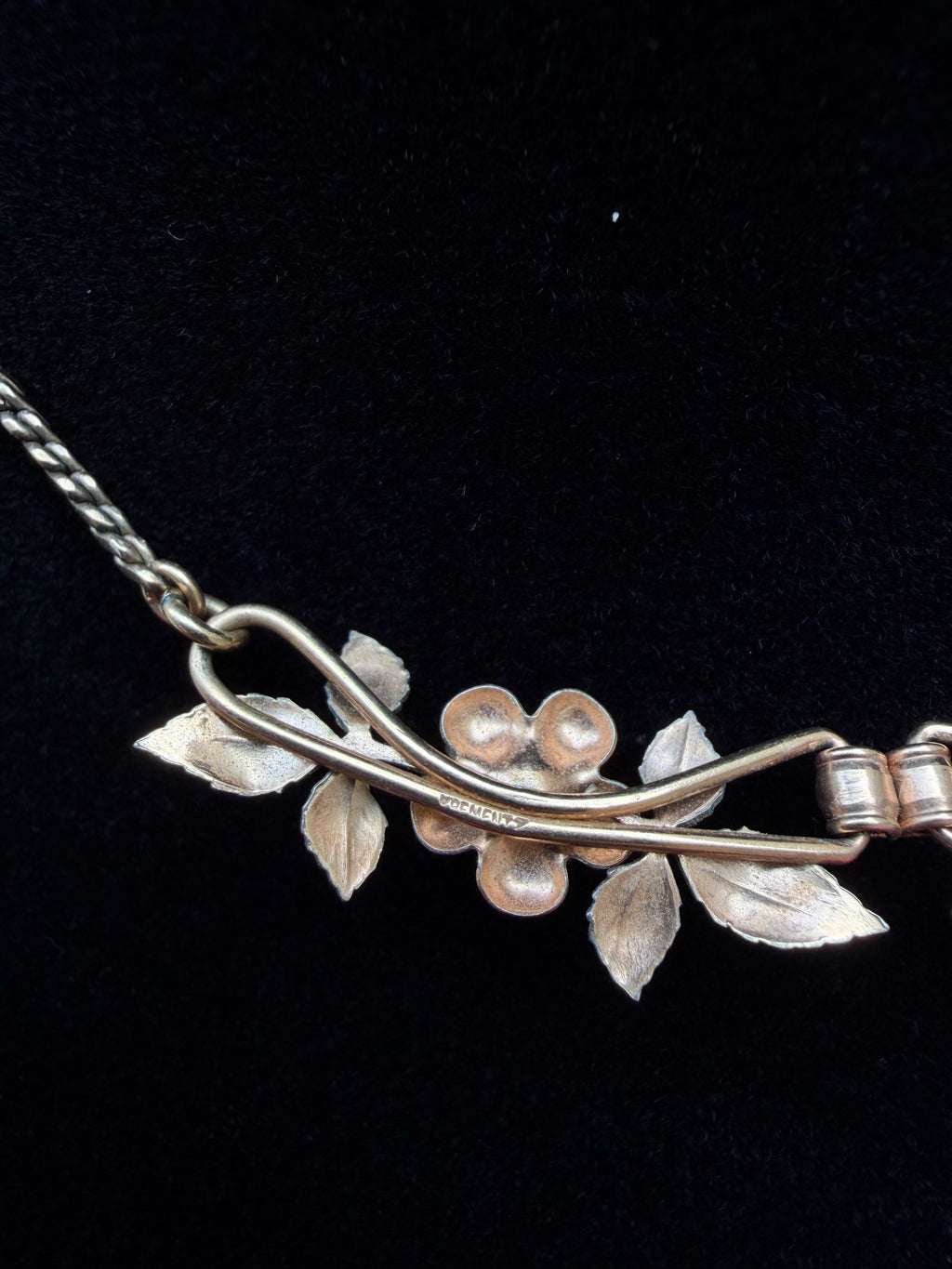 Krementz Rose Necklace