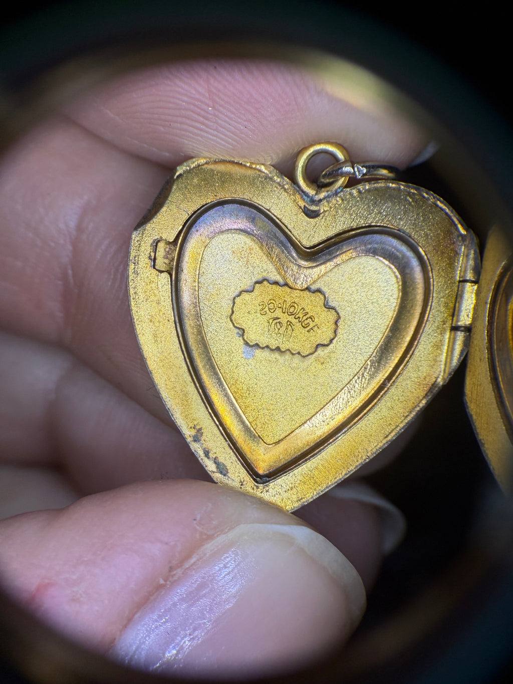 Heart-Shaped Geometric Locket