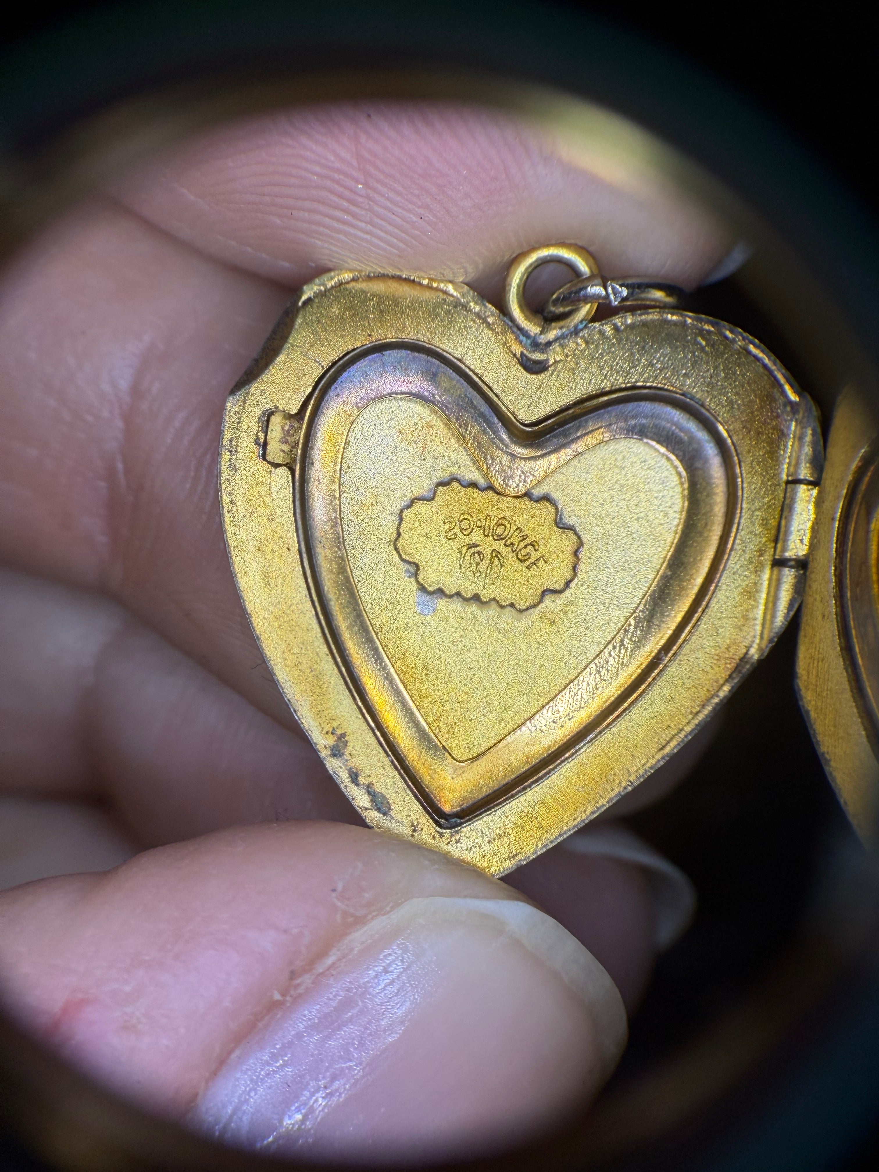 Heart-Shaped Geometric Locket
